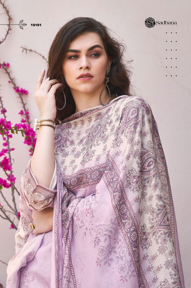 The Secret Garden By Sadhana Muslin Silk Digital Printed Salwar Kameez Wholesale Price In Surat